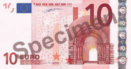 10 Euro Bill Front